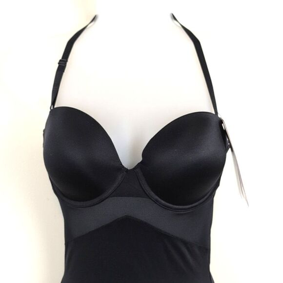 Spanx Star Power Bold Hollywood Black Tie Super Slimming Full Slip Size 34C - Picture 3 of 11